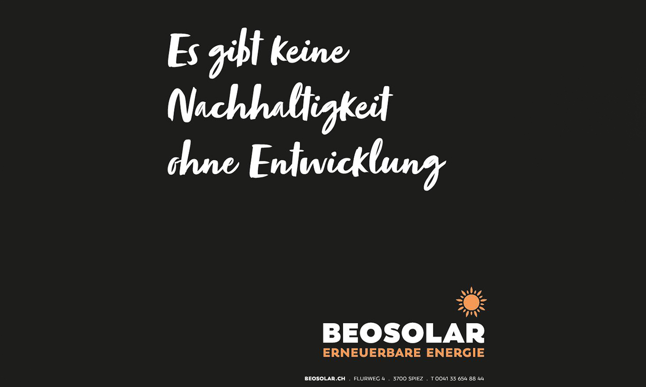 Solar - Nachhaltigkeit